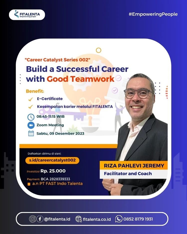 Career Catalyst Series 002: Build a Successfull Career with Good Teamwork
